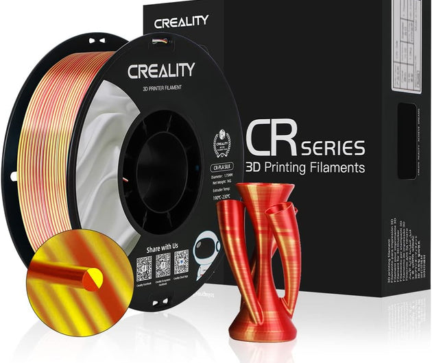 Creality Dual Silk PLA Filament Golden Red 1Kg
