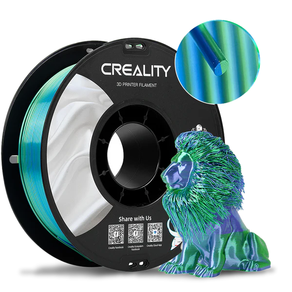 Creality Dual Silk PLA Filament Blue Green 1Kg