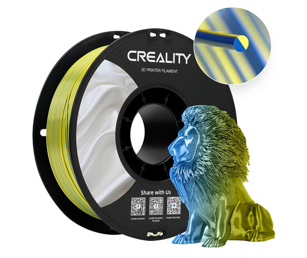 Creality Dual Silk PLA Filament Yellow Blue 1Kg