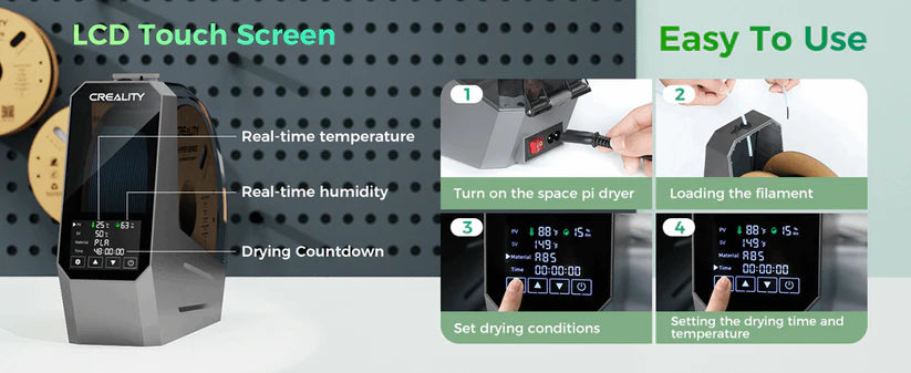 Creality Space Pi Filament Dryer – Smart 3D Printing Filament Dryer