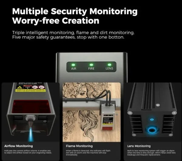 Creality Falcon 2 Pro S 40W Laser Engraver & Cutter