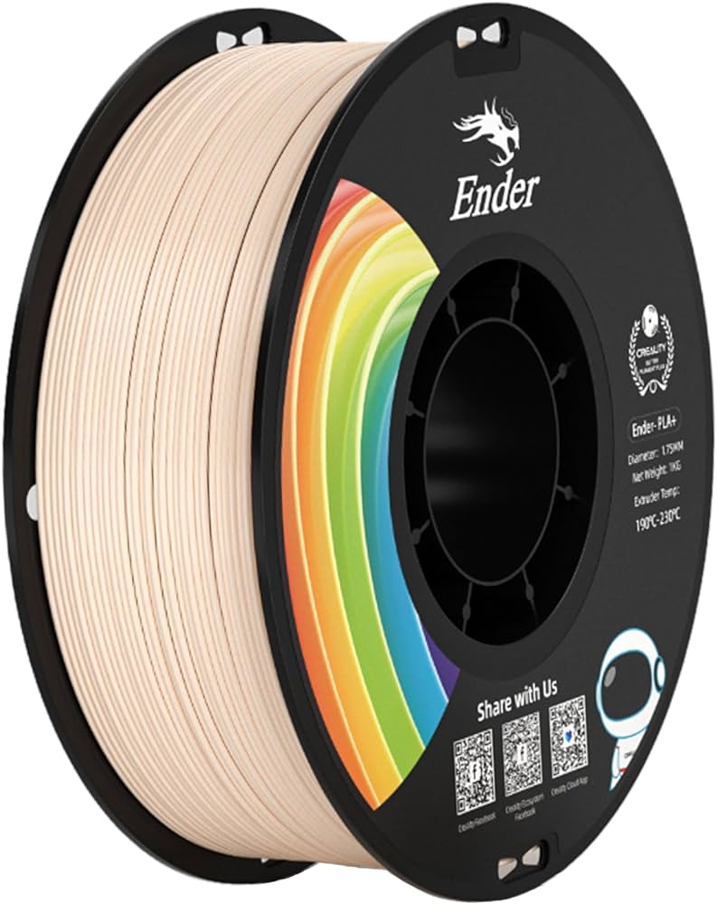 Ender PLA+ Beige Filament 1Kg