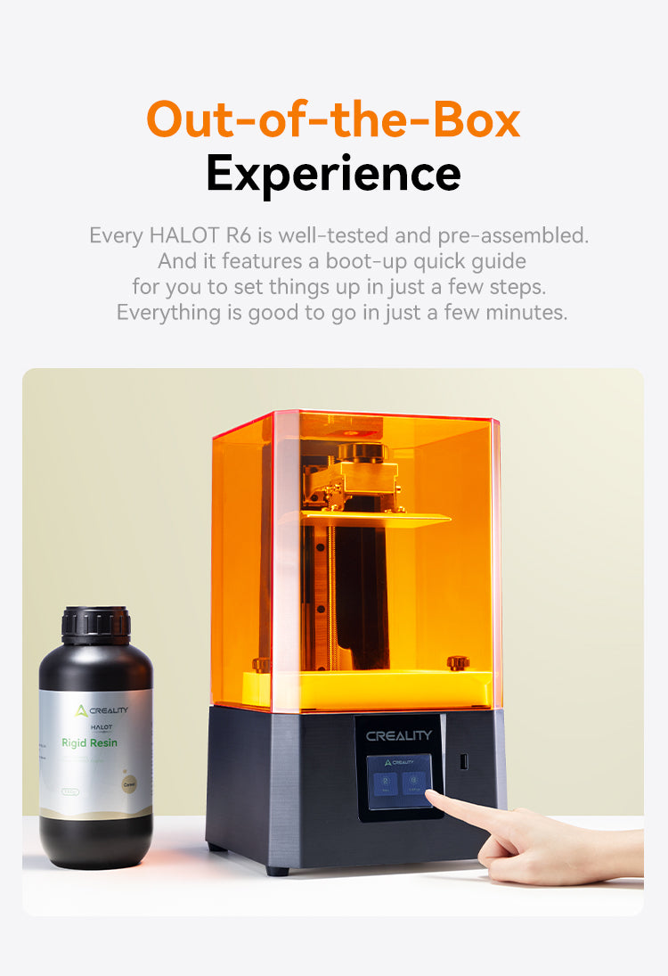 Creality Halot R6 LCD Resin 3D Printer