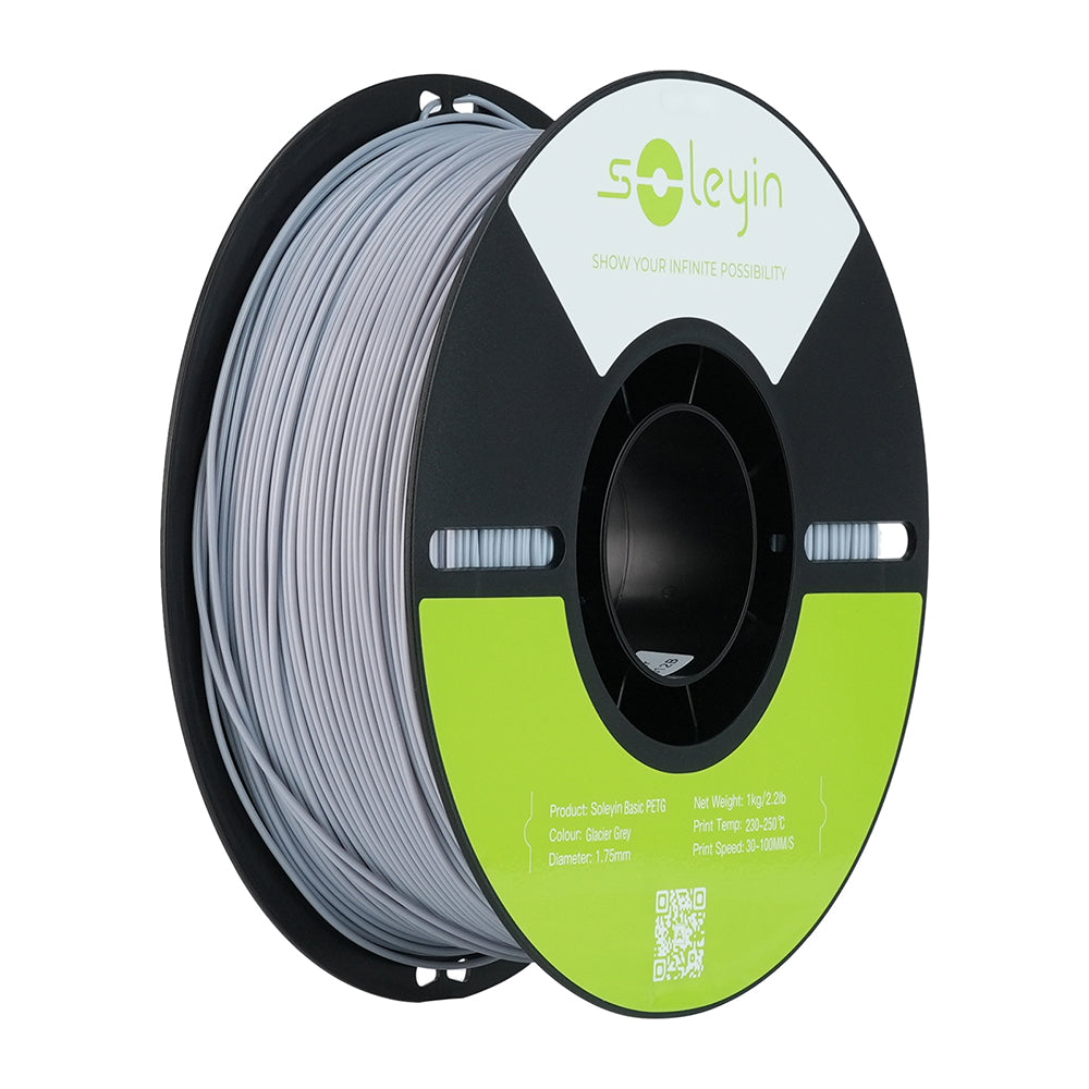Soleyin Basic PETG Glacier Grey 1 kg – 1.75 mm
