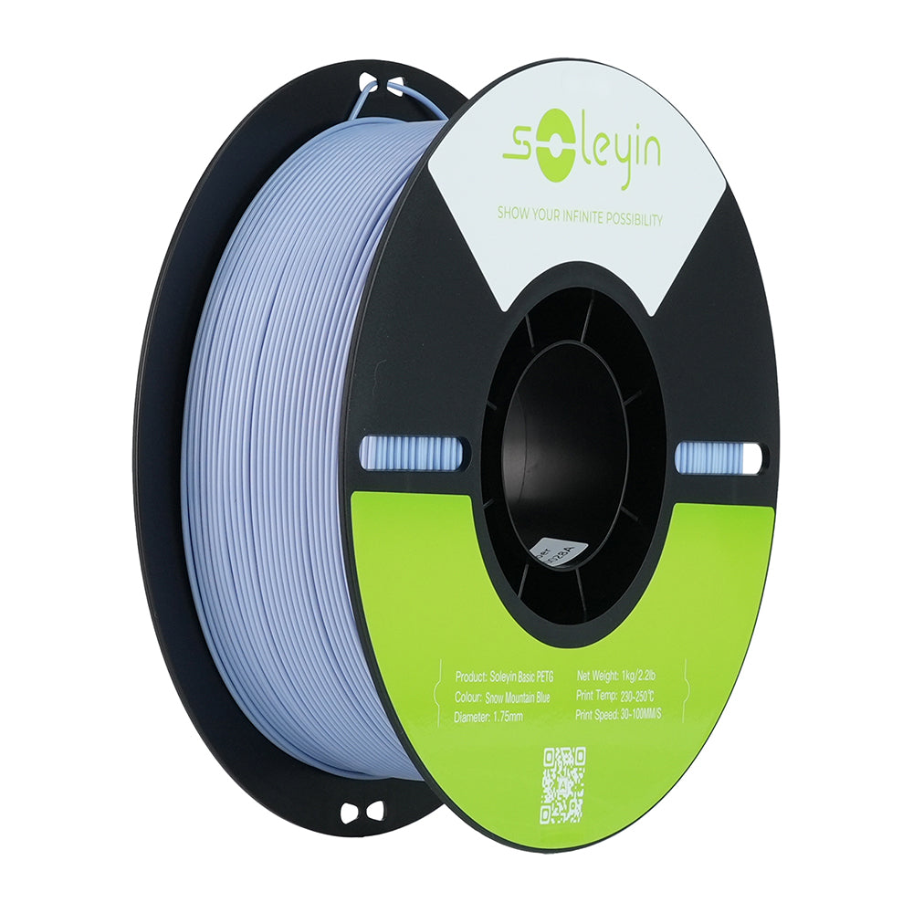 Soleyin Basic PETG Snow Mountain Blue 1 kg – 1.75 mm
