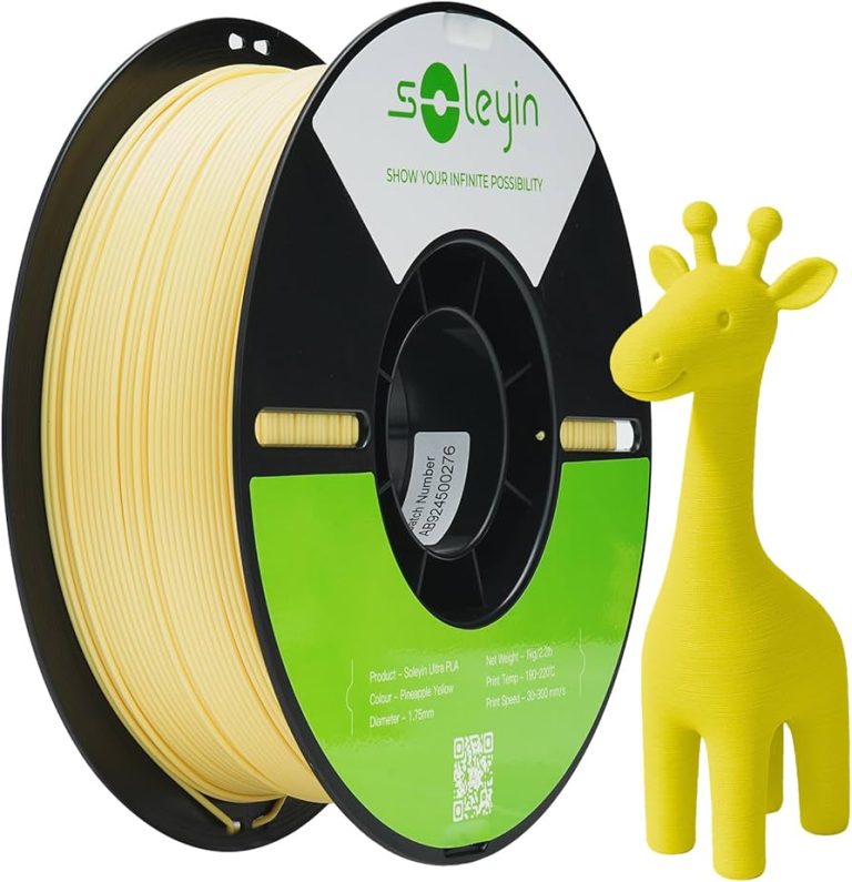Soleyin Ultra PLA Pineapple Yellow 1 kg – 1.75 mm High-Speed Bright Yellow PLA