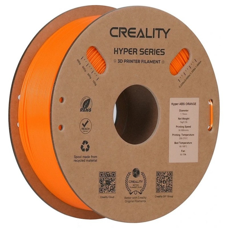 Creality Hyper ABS Orange Filament 1kg – 1.75mm