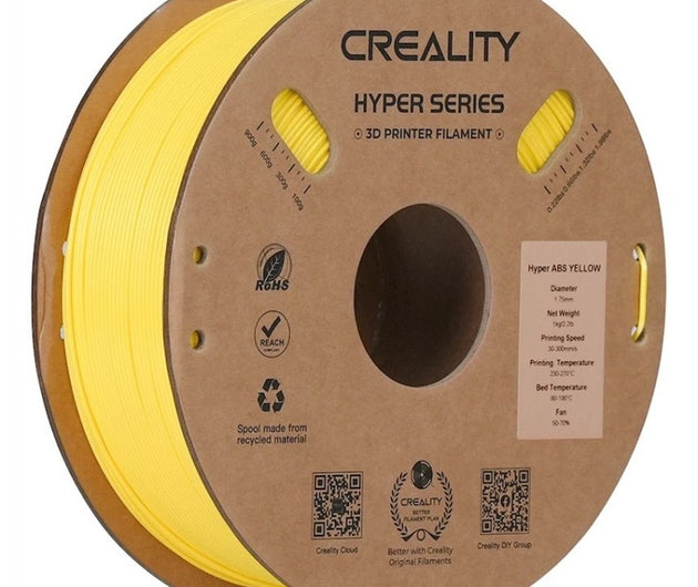 Creality Hyper ABS Yellow Filament 1kg – 1.75mm