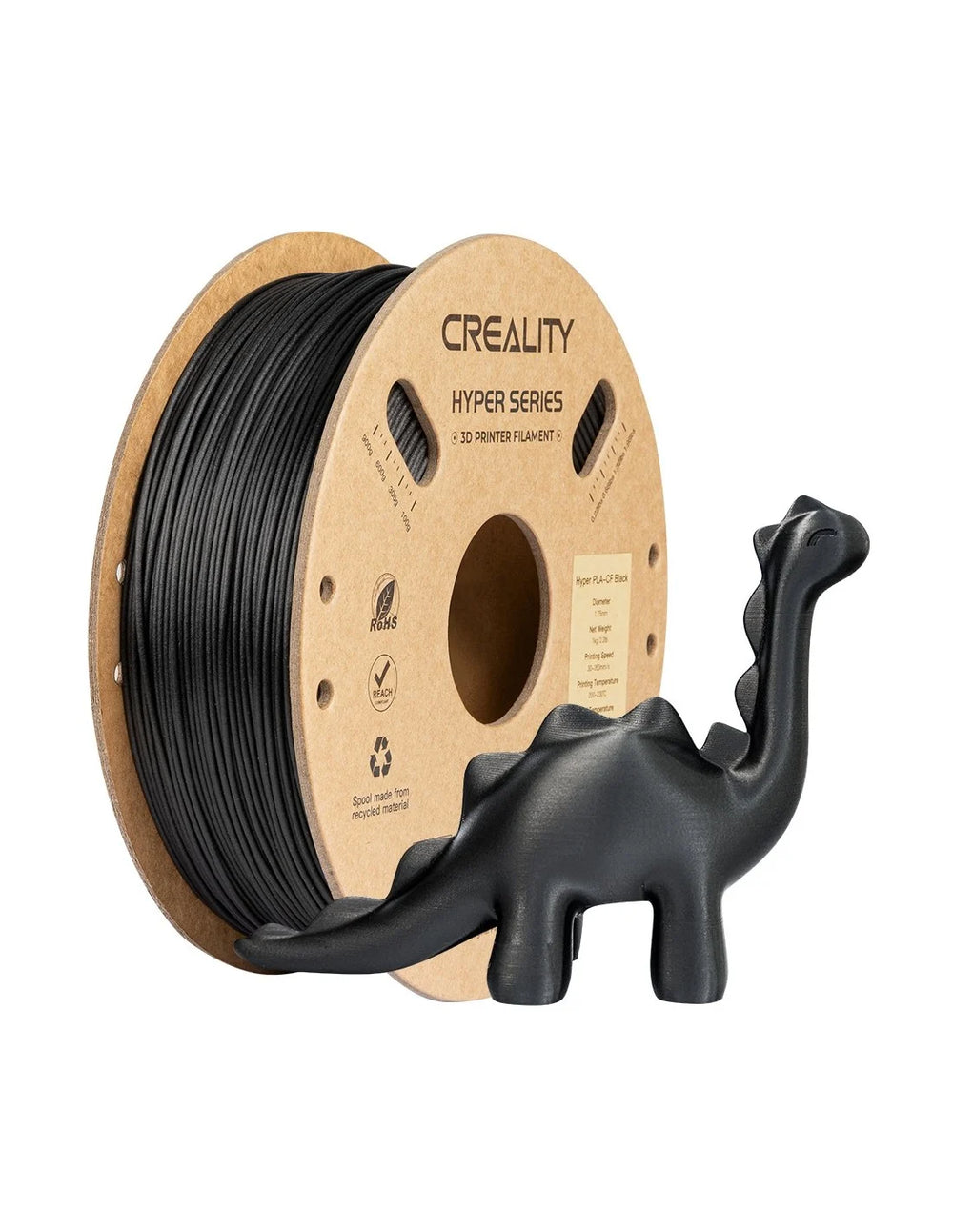 Creality Hyper PLA-CF Ocre Carbon Fibre Texture Filament 1kg – 1.75mm
