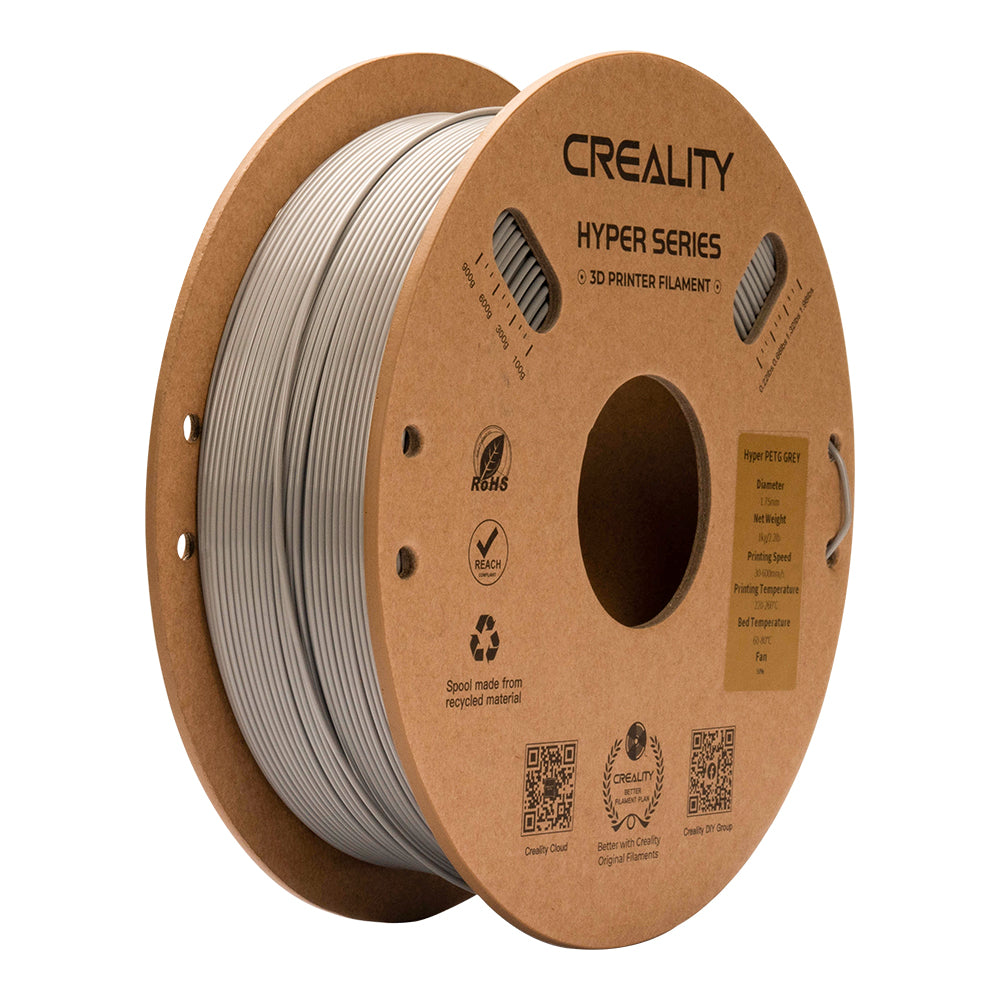 Creality Hyper PETG Grey Filament 1kg – 1.75mm