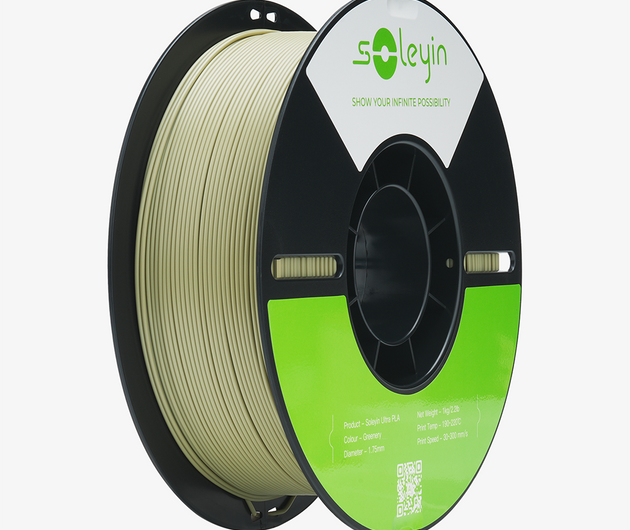 Soleyin Ultra PLA Green 1 kg – 1.75 mm High-Speed Bright Green PLA