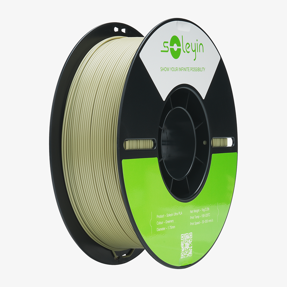 Soleyin Ultra PLA Botanic Green 1 kg – 1.75 mm High-Speed Bright Green PLA