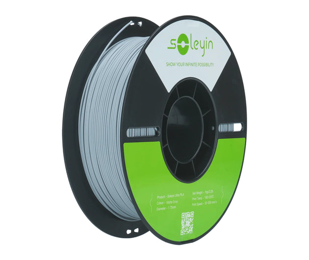Soleyin Ultra PLA Grey 1 kg – 1.75 mm High-Speed PLA